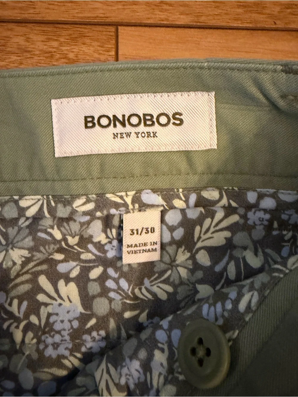 Bonobos Olive Chino Pants